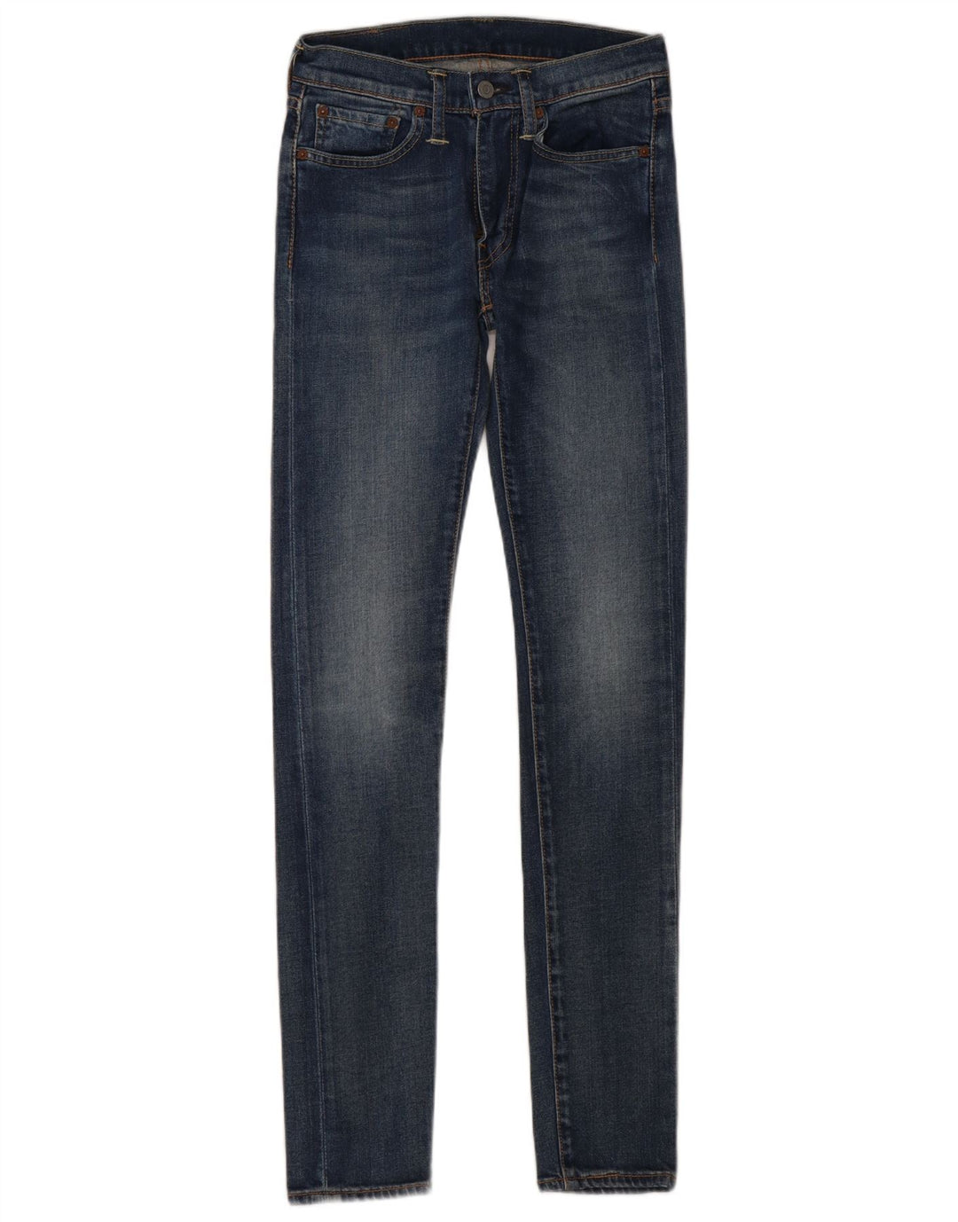 Calça jeans feminina Levi's 519 skinny W28 L34 azul algodão