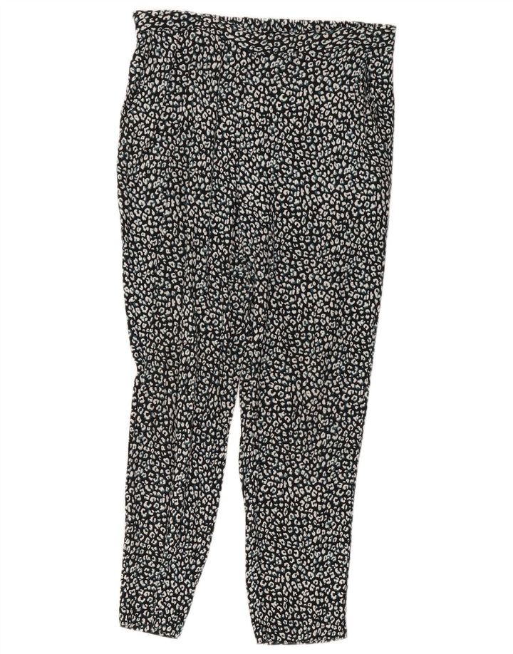 Calça Harém Feminina Marks & Spencer Reino Unido 12 Médio W32 L26 Preta