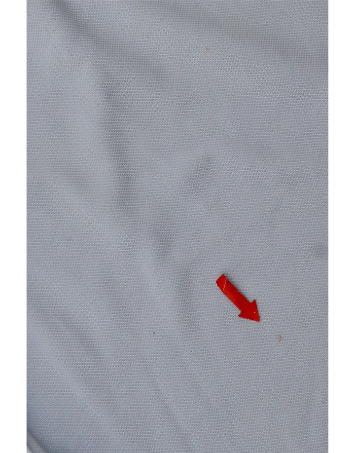 Camisa polo feminina Lacoste tamanho 44 grande algodão azul