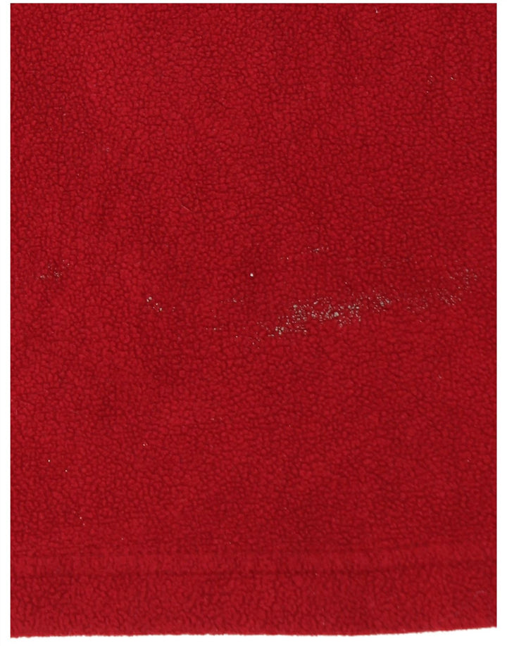 Jumper de lã masculino STARTER com zíper e gola XL vermelho