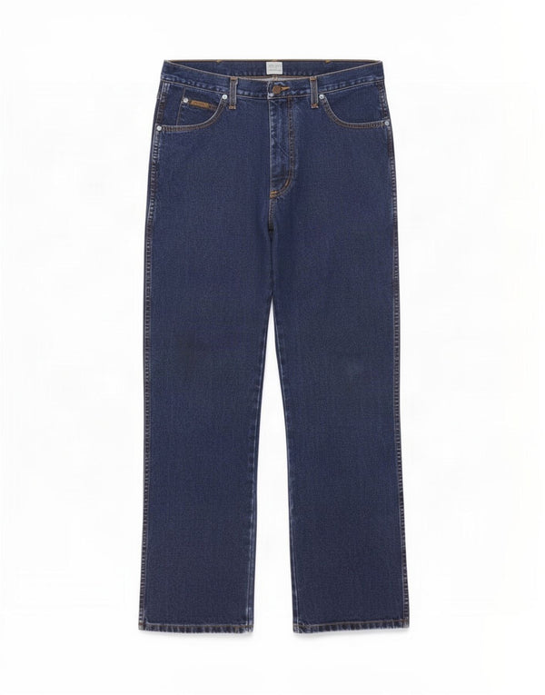 Wrangler Masculino Ohio Straight Jeans W34 L32 Azul Algodão