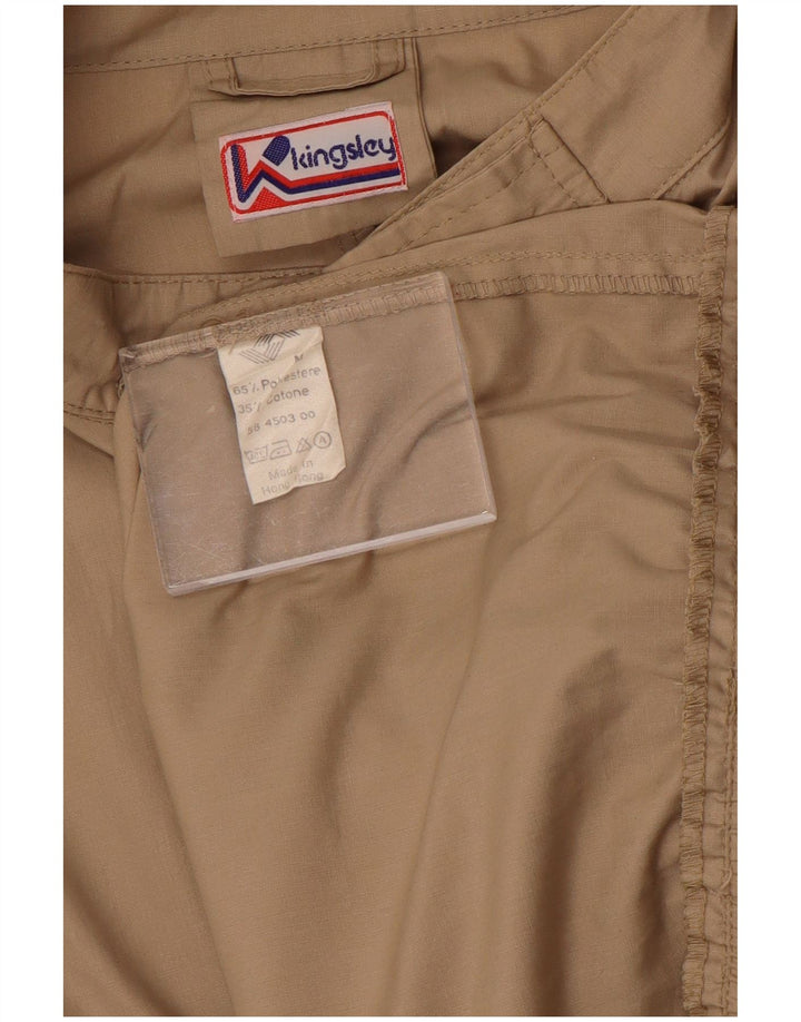 Jaqueta bomber masculina Kingsley UK 38 poliéster bege médio