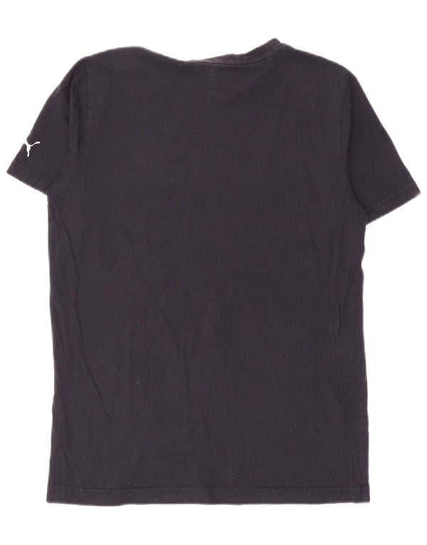 Puma Camiseta masculina Red Bull Graphic Top Médio Azul Marinho