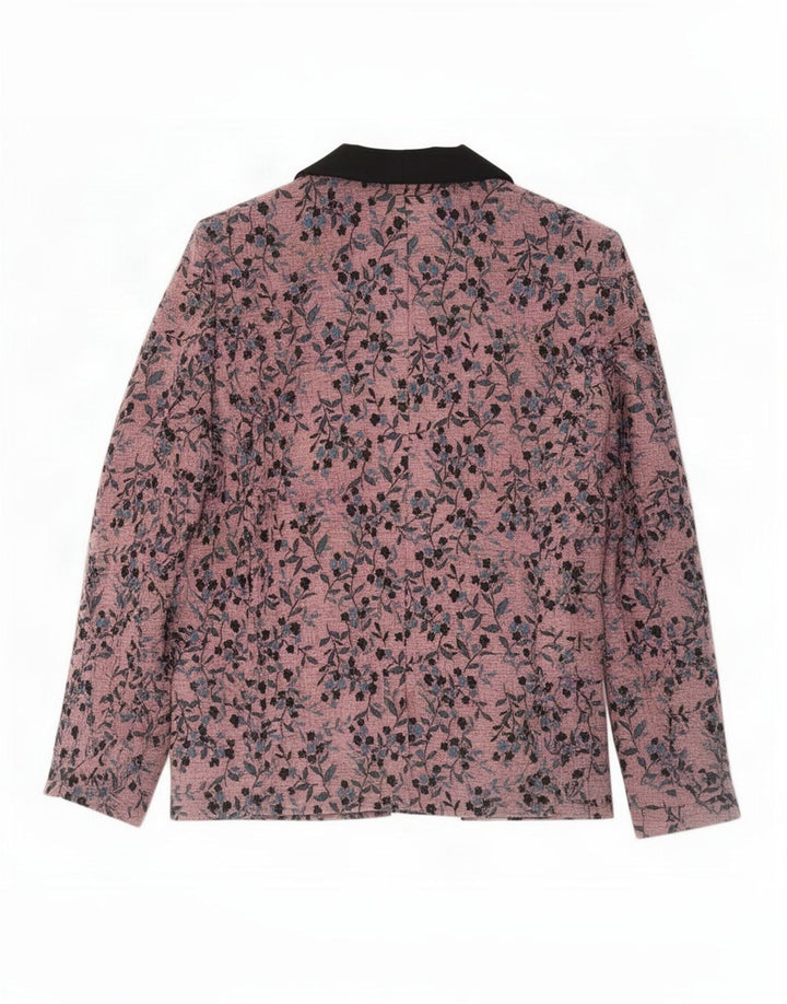 Jaqueta blazer feminina ZADIG & VOLTAIRE UE 40 médio rosa floral designer