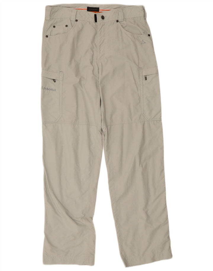 Calça cargo masculina SCHOFFEL reta W34 L33 cinza poliamida