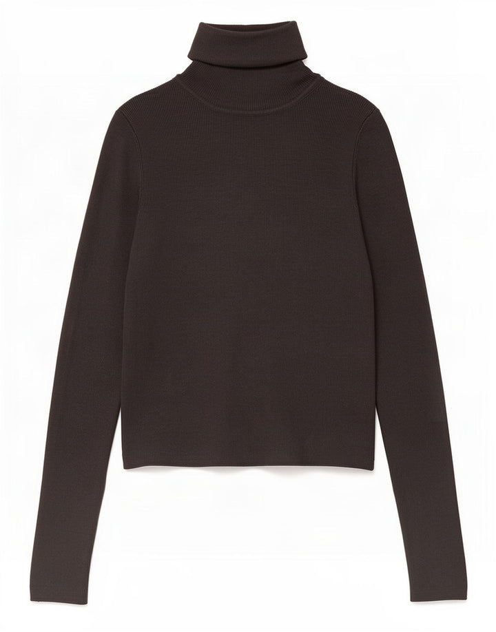 Zara Suéter feminino cropped com gola redonda Reino Unido 12 viscose cinza médio