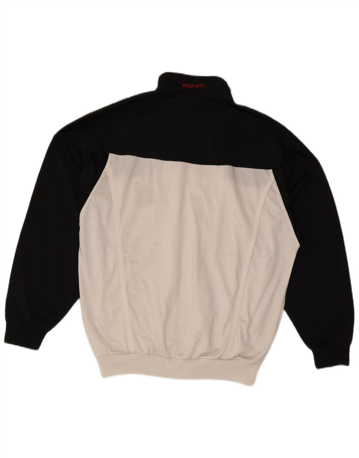 Adidas masculino Wildcats Graphic Tracksuit Top jaqueta médio branco colorblock
