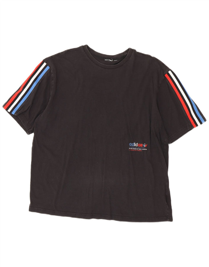 Adidas Mens Camiseta Top XL Preto