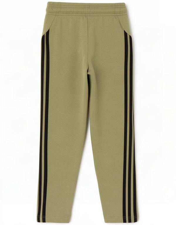 Adidas Girls Tracksuit Trousers 9-10 Years Khaki Cotton