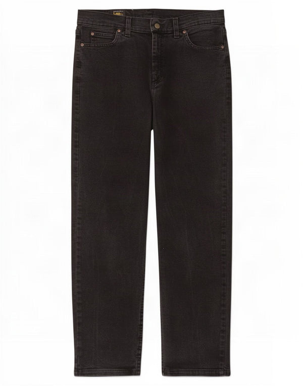 Calça jeans reta masculina Lee W28 L30 preta