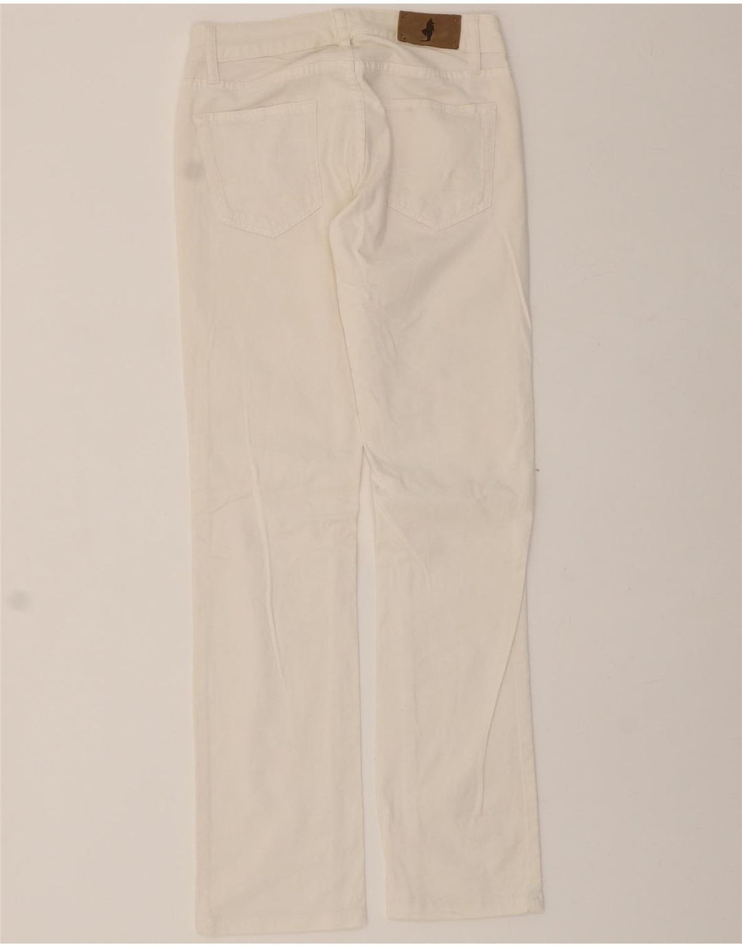 MARLBORO CLASSICS Womens Slim Corduroy Trousers W26 L31 White Cotton Vintage Marlboro Classics and Second-Hand Marlboro Classics from Messina Hembry 