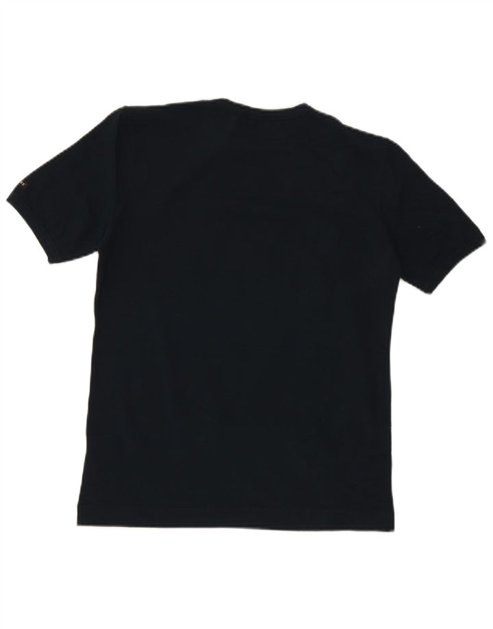 Camiseta feminina GUESS UK 12 algodão azul marinho médio