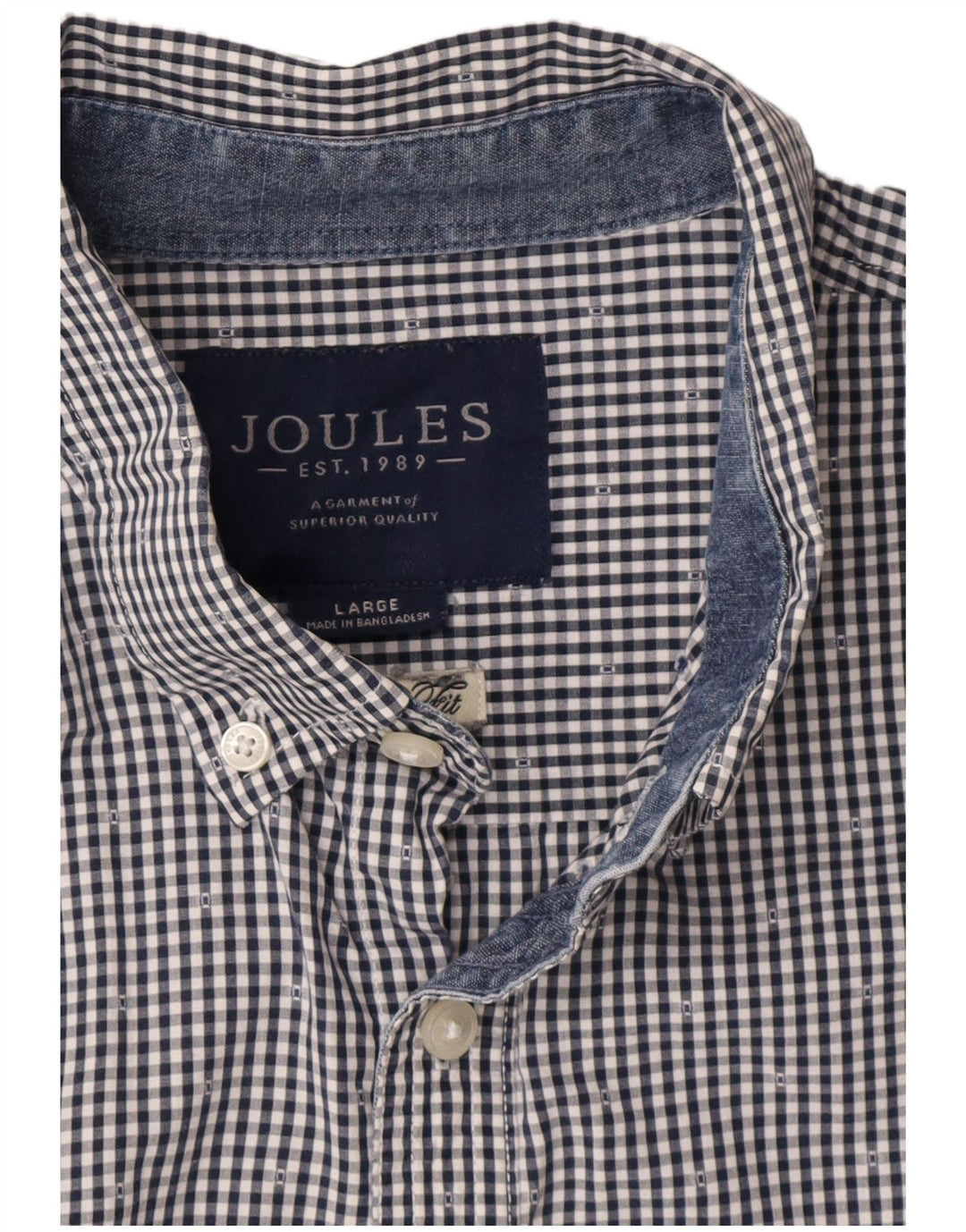 Camisa masculina Joules grande guingão azul marinho