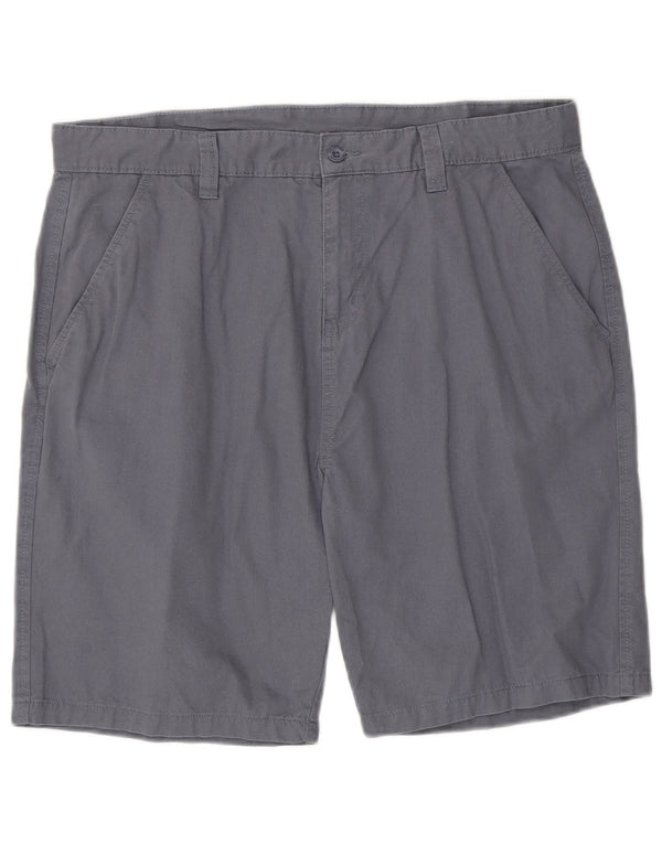 Mountain Warehouse Mens Chino Shorts W34 Grande Algodão Azul