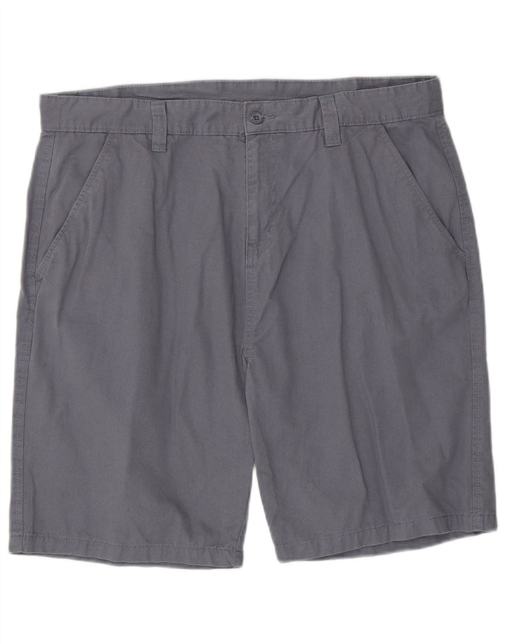 Mountain Warehouse Mens Chino Shorts W34 Grande Algodão Azul