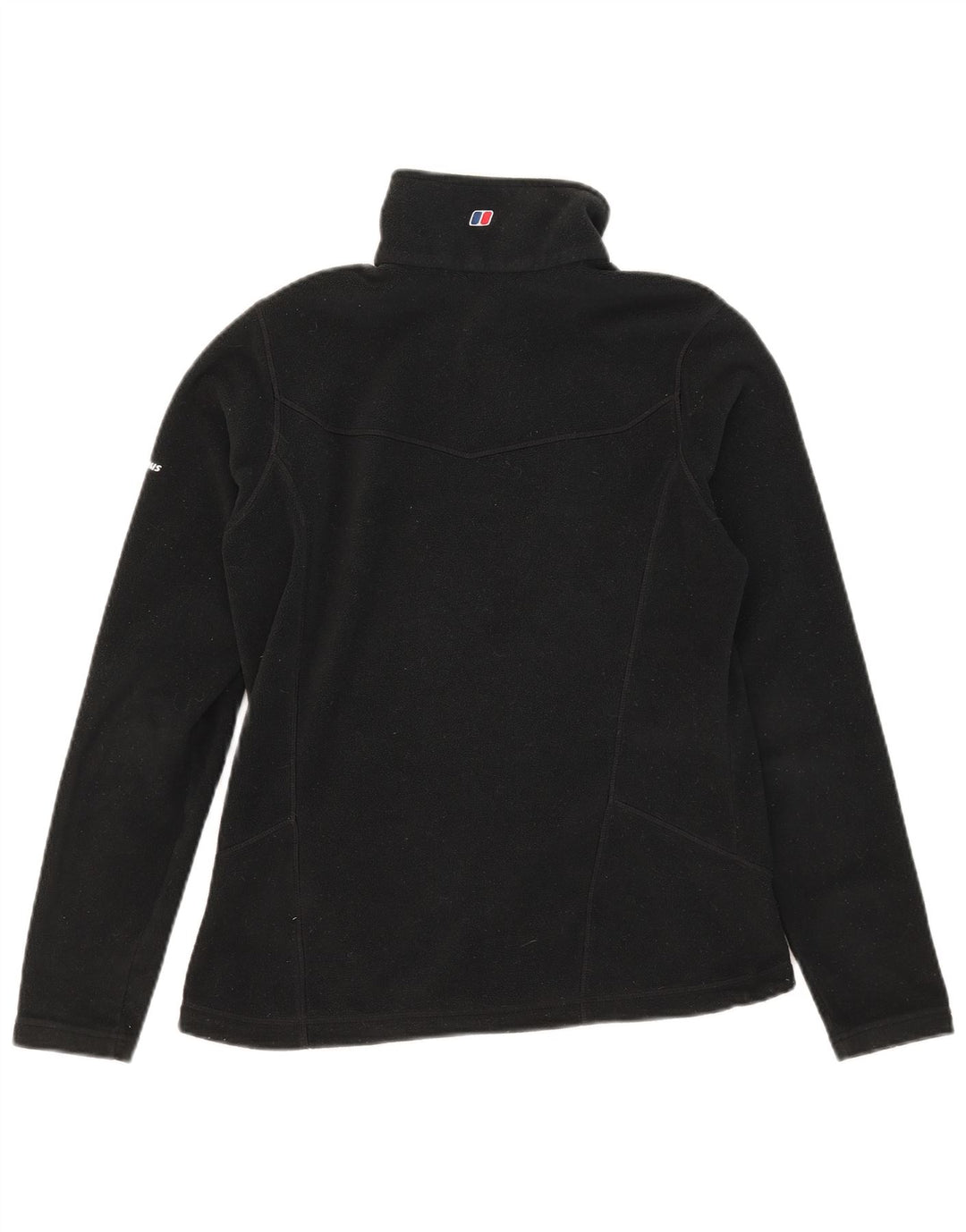 Jaqueta de lã feminina Berghaus UK 12 poliéster preto médio