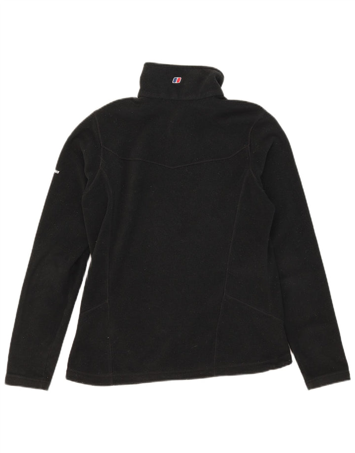 Jaqueta de lã feminina Berghaus UK 12 poliéster preto médio