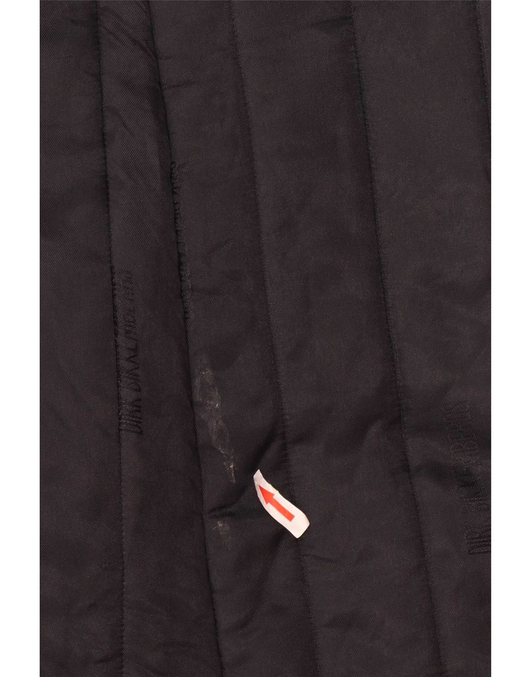 Casaco acolchoado feminino vintage UK 16 grande preto