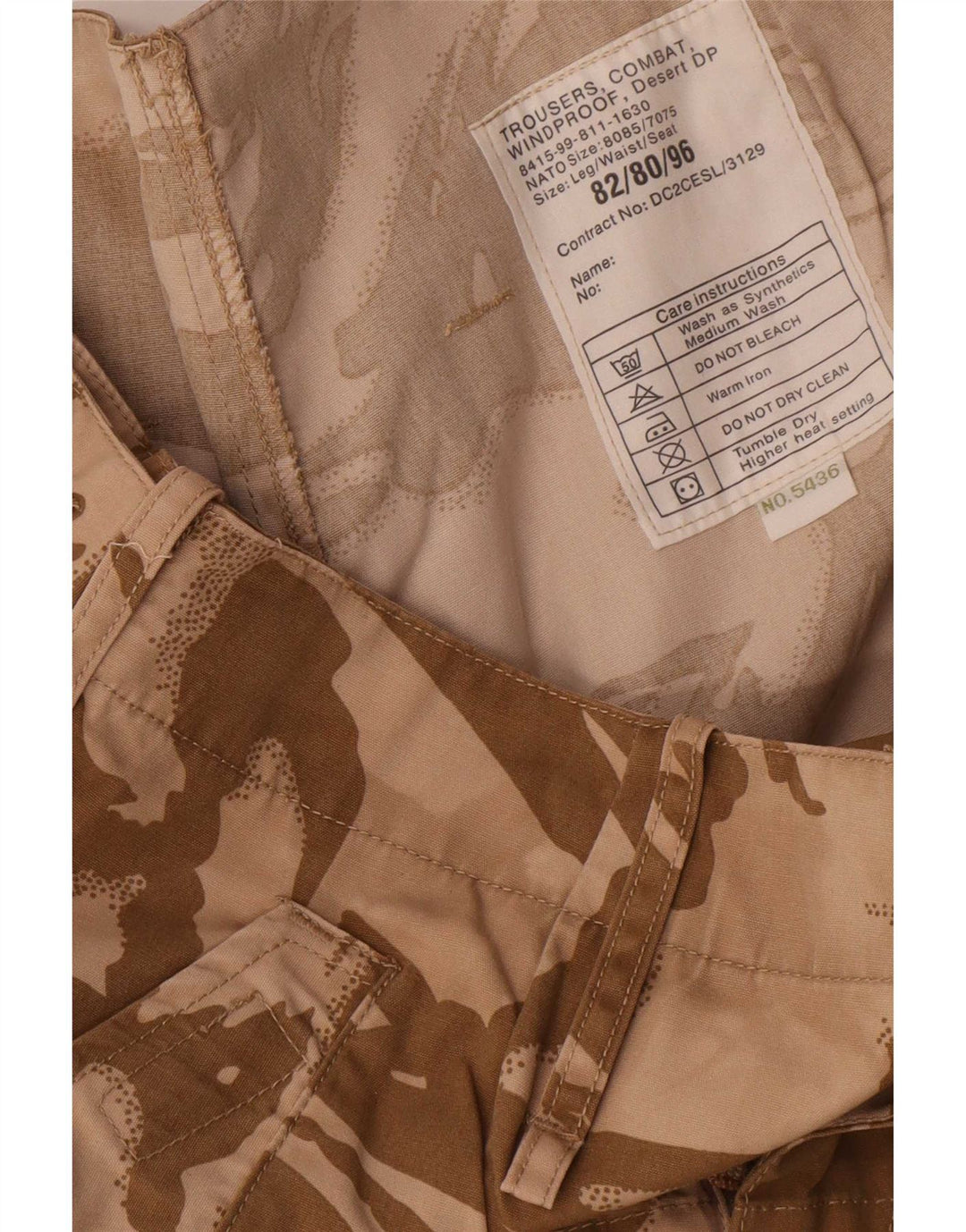 Calça cargo reta masculina vintage W32 L31 marrom