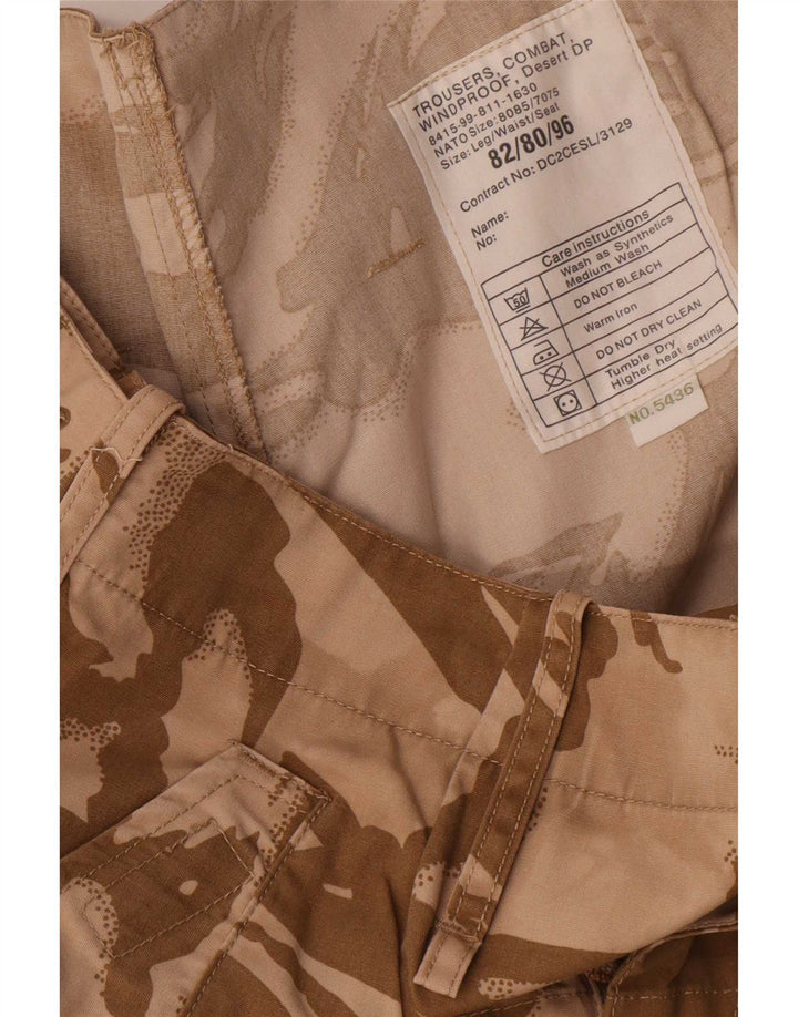 Calça cargo reta masculina vintage W32 L31 marrom