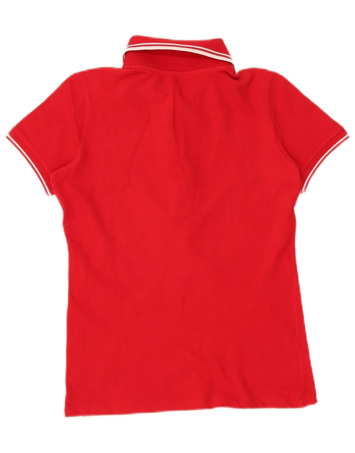 Camisa pólo feminina Fred Perry Reino Unido 10 pequeno algodão vermelho