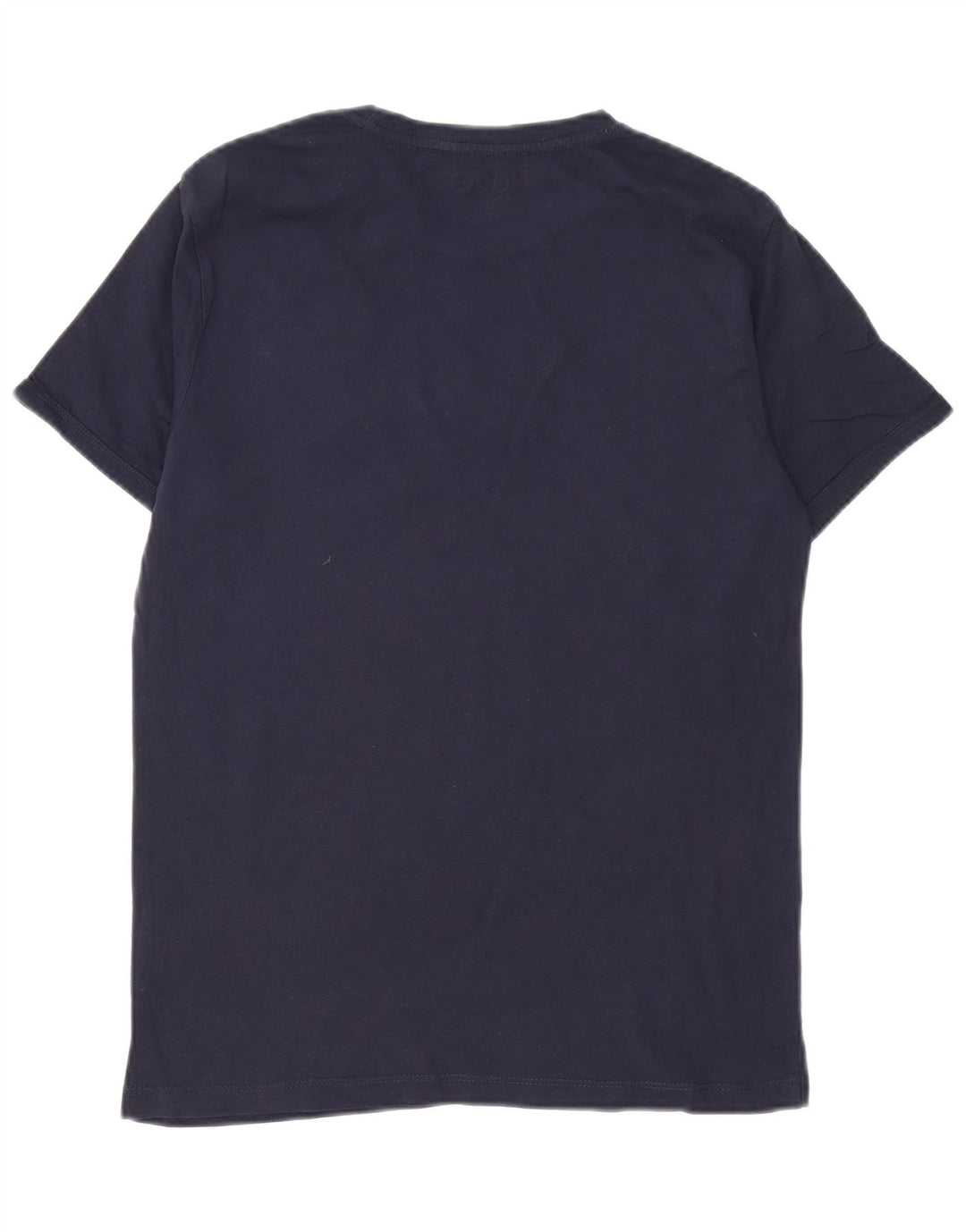 Liu Jo Camiseta masculina gráfica Top médio algodão azul marinho