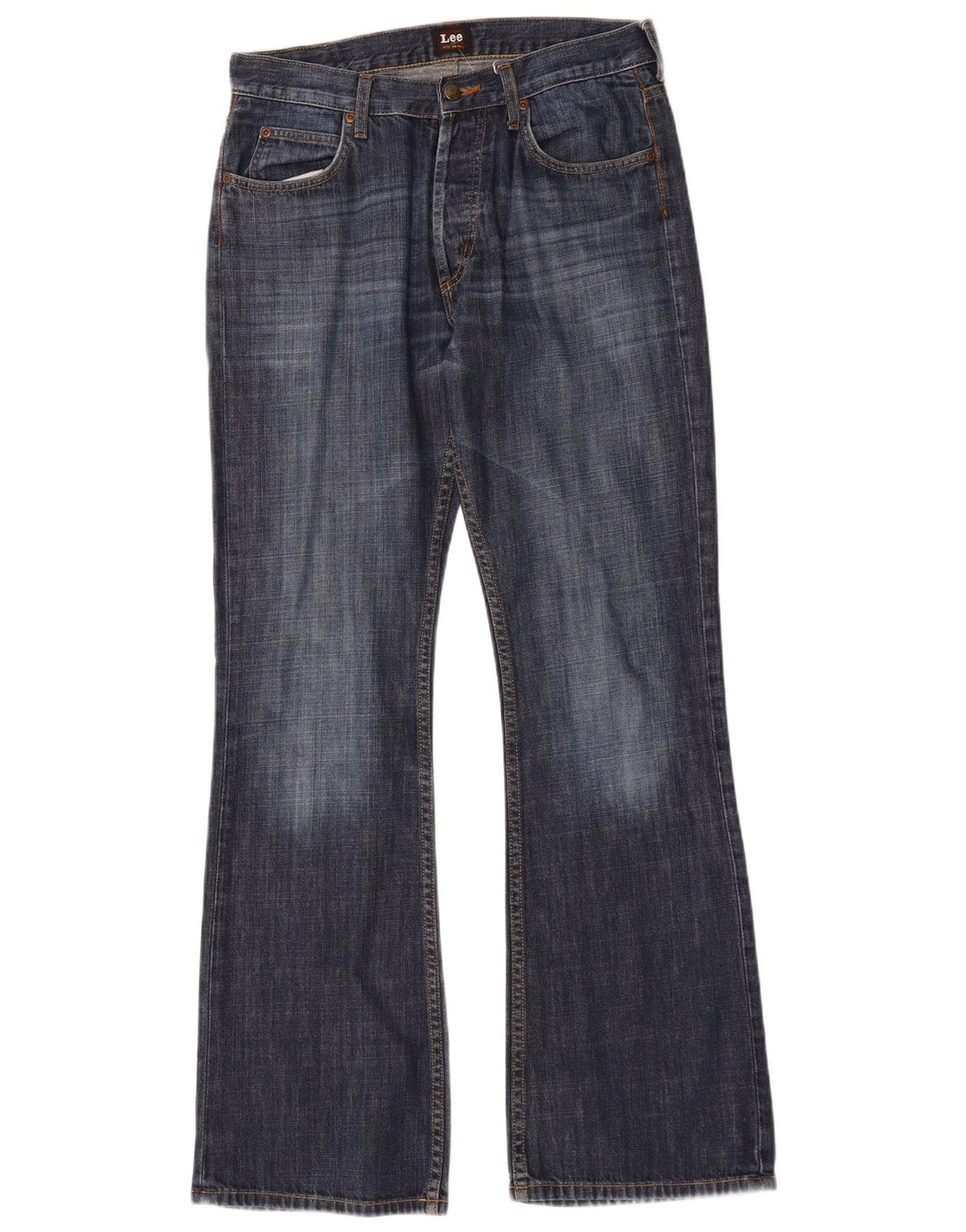 Lee Mens Denver Bootcut Jeans W32 L34 Azul Marinho Algodão