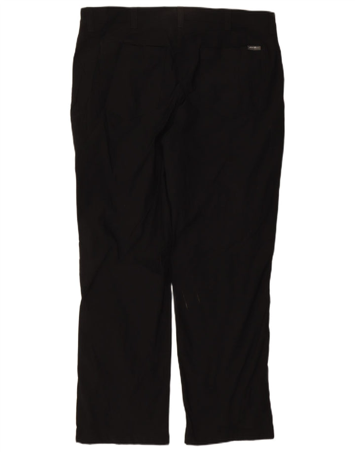 Calça cargo masculina EDDIE BAUER reta W38 L30 preta nylon