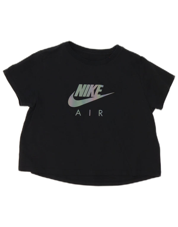 Camiseta Nike Girls Graphic Top 12-13 Anos Grande Algodão Preto