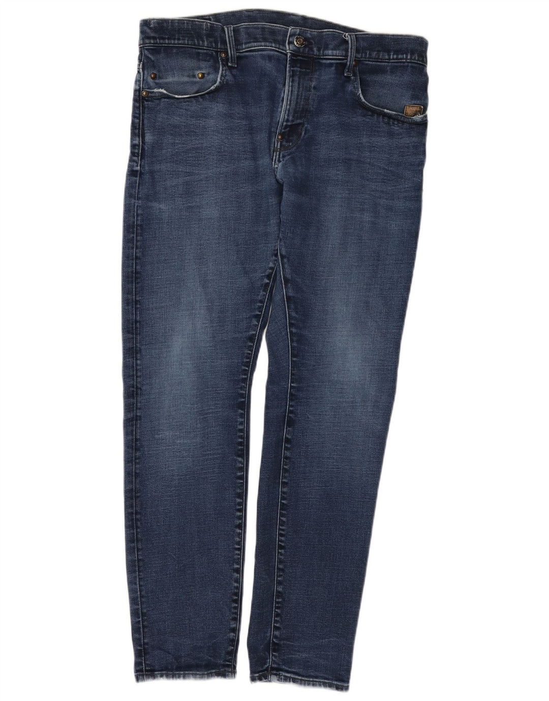 Jeans slim masculino G-STAR W36 L32 algodão azul