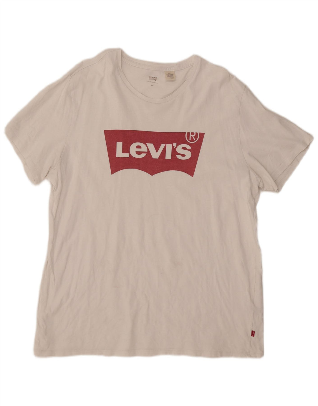 Camiseta feminina gráfica LEVI'S UK 20 2XL branca