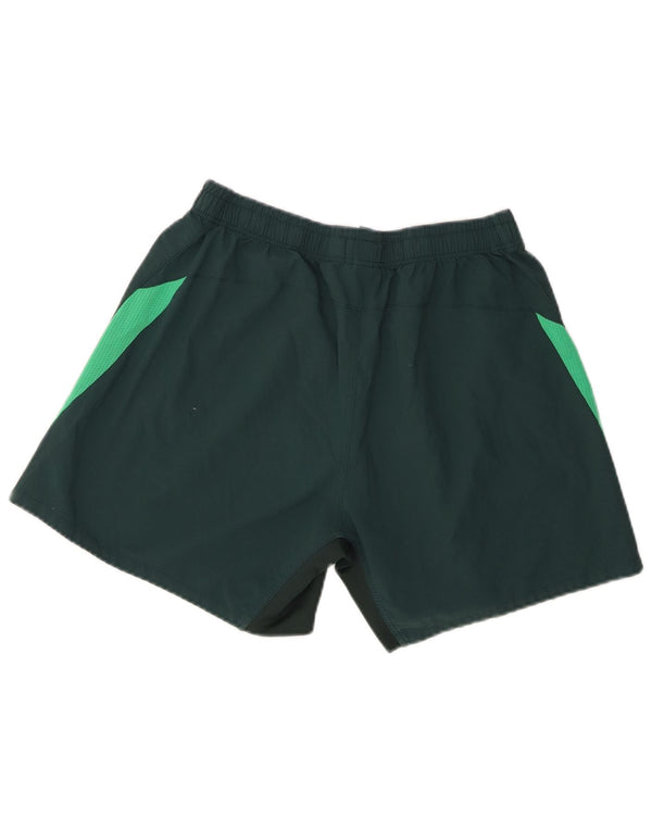 Shorts esportivos gráficos masculinos Asics grande bloco colorido verde