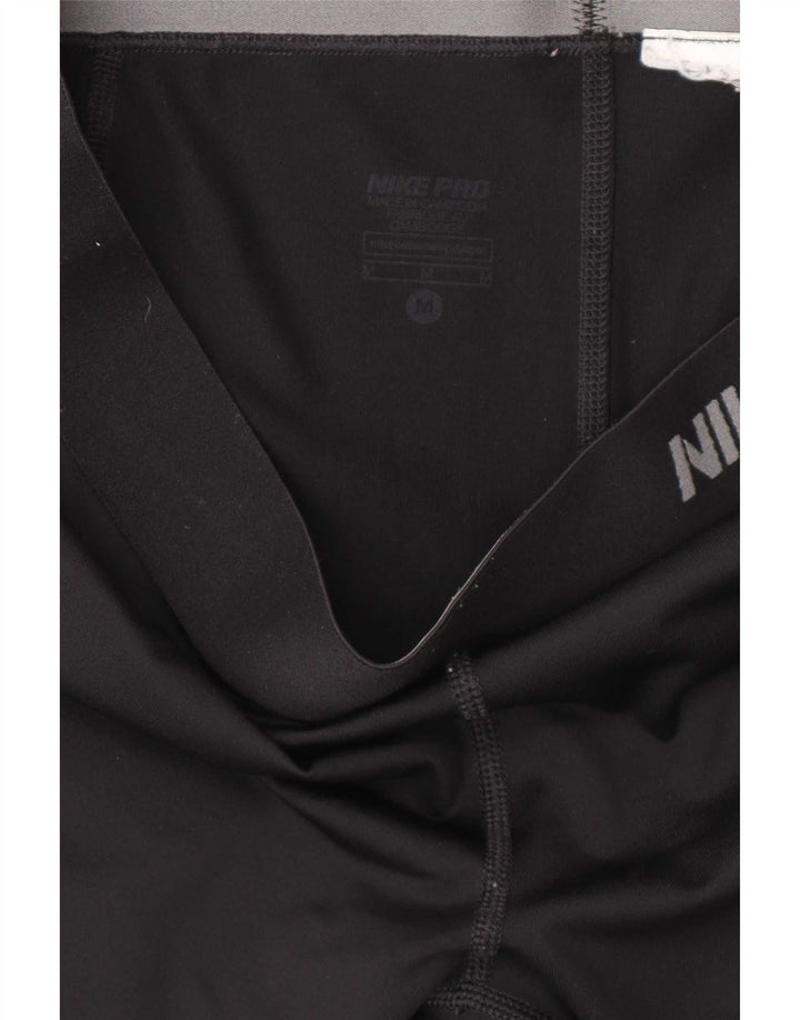Leggings Nike Capri Femininas UK 12 Médias Pretas