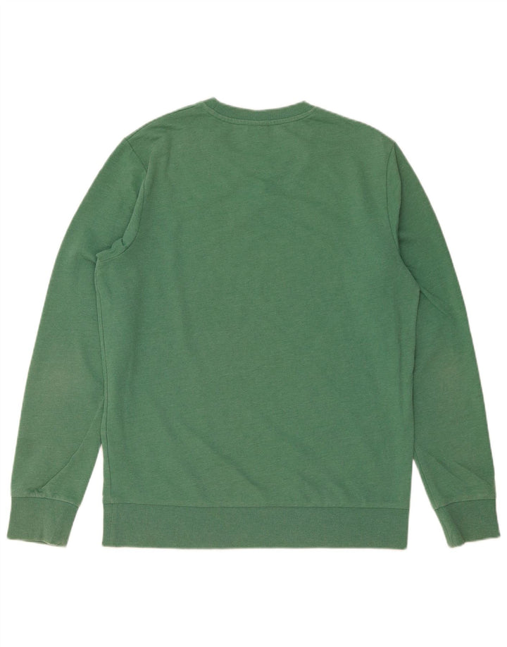 JACK & JONES moletom gráfico masculino jumper grande algodão verde