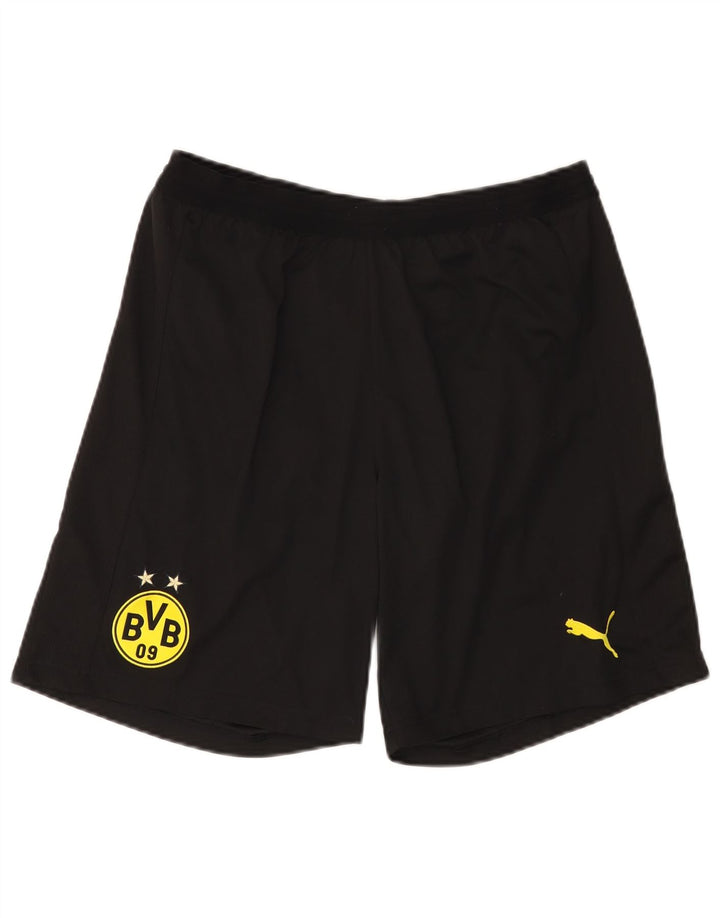 Puma Mens BVB Dortmund Sport Shorts Grande Poliéster Preto