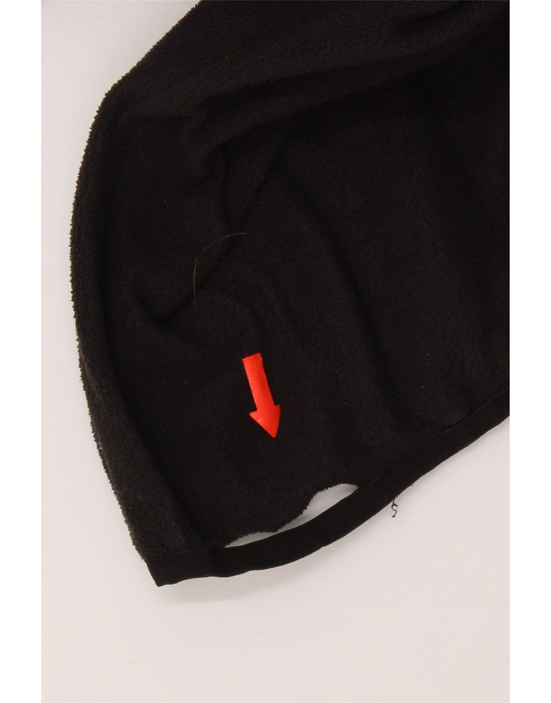 Suéter de lã masculino The North Face com zíper e gola grande poliéster preto