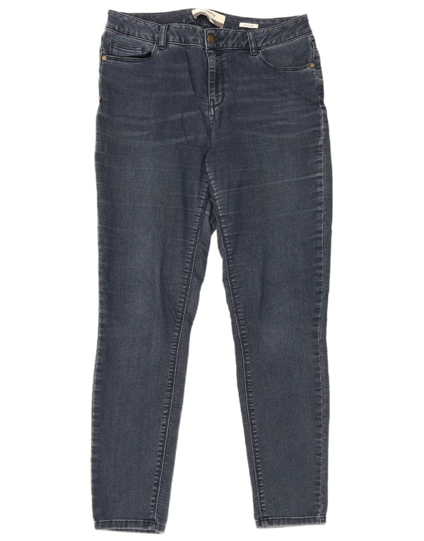 Calça jeans feminina Fat Face UK 12 médio W32 L29 algodão azul marinho
