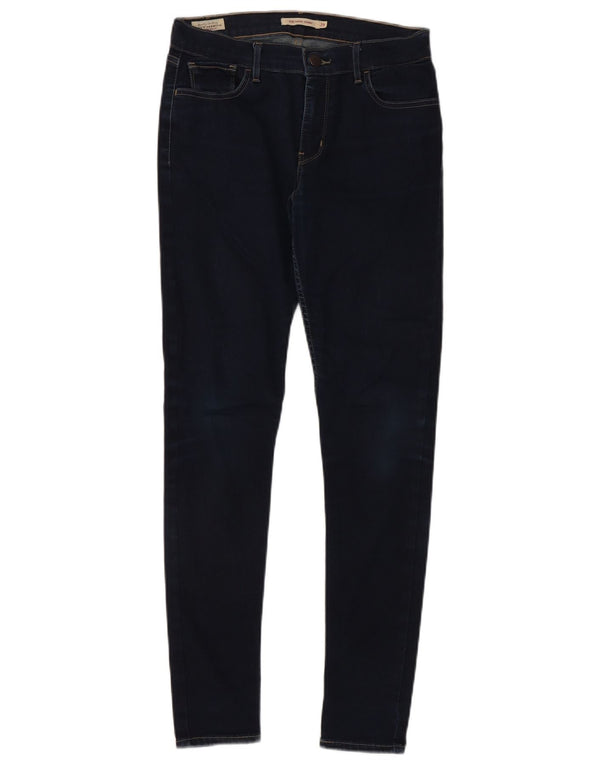 Calça jeans feminina Levi's 710 Super Skinny W29 L30 azul marinho algodão