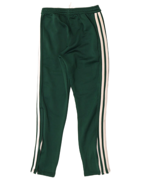 Calças de treino Adidas meninos 9-10 anos verdes esportivas