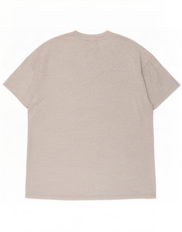 Puma Mens Loose Fit T-Shirt Top Pequeno Cinza Salpicado