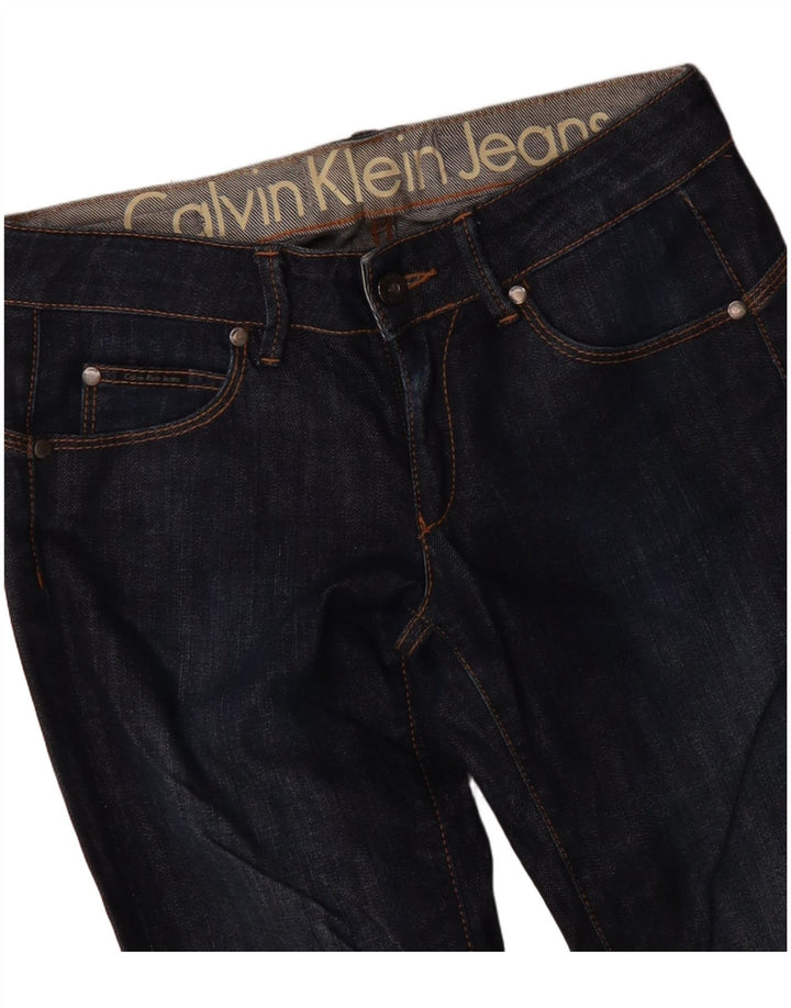 Calvin Klein Jeans Slim Feminino W30 L33 Azul Marinho