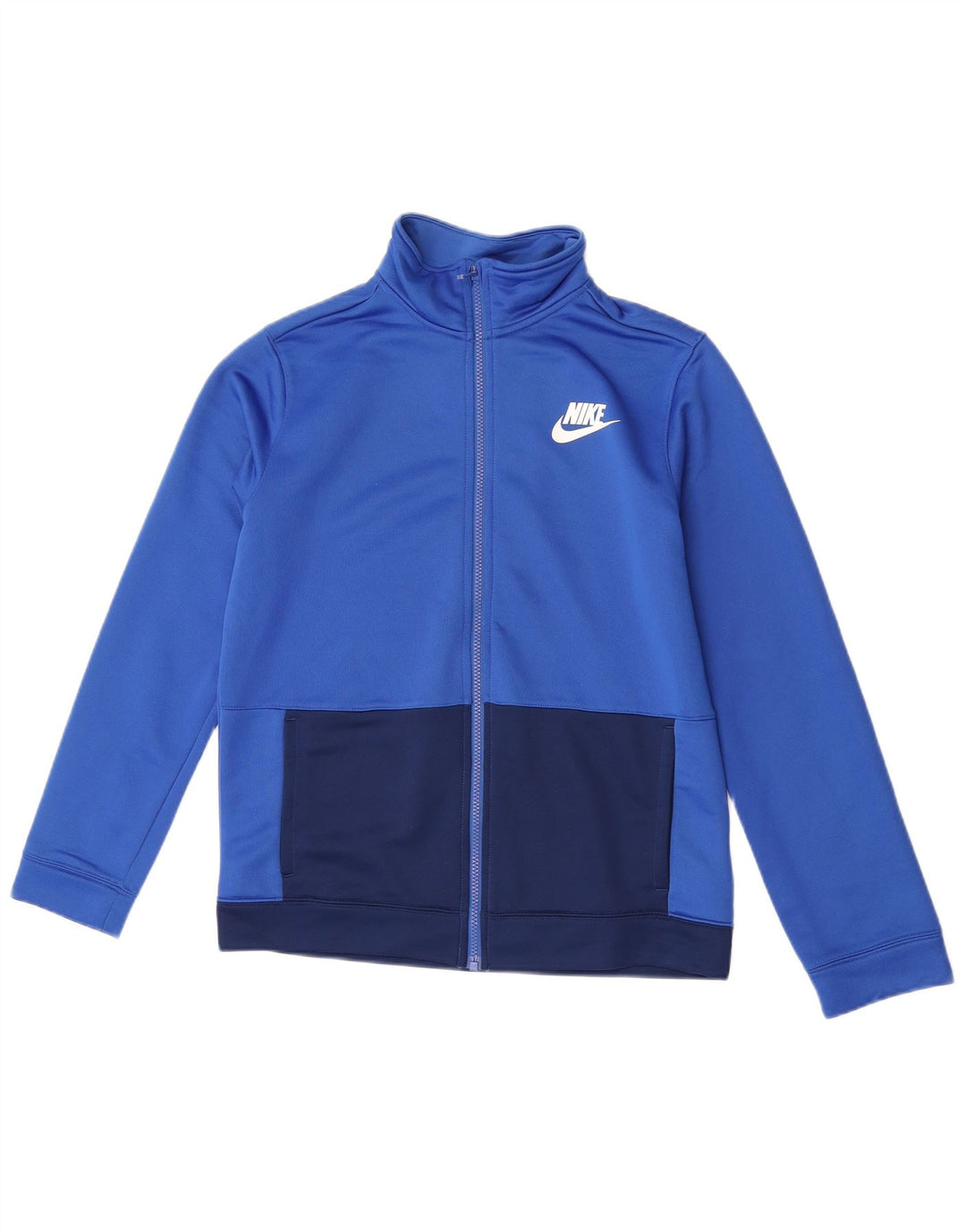 Jaqueta Nike Boys Tracksuit Top 13-14 Anos XL Azul Colorblock Poliéster
