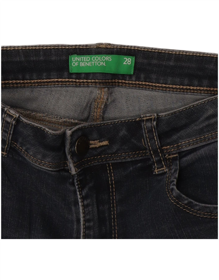 Calça Jeans Skinny Bootcut Feminina Benetton W28 L32 Azul