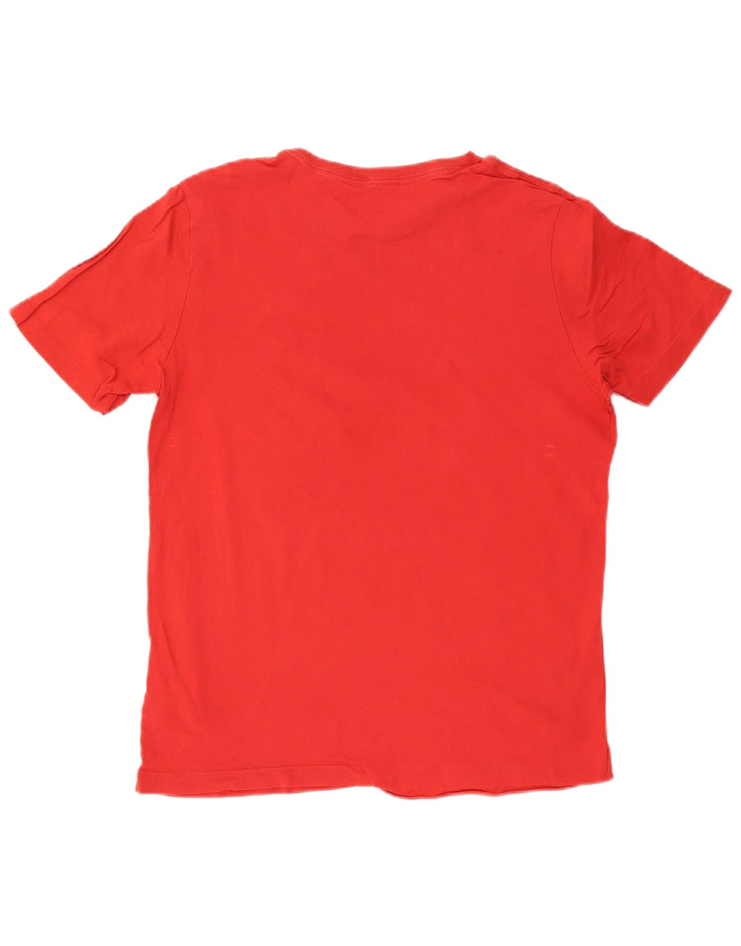 Puma Mens Graphic T-Shirt Top Médio Algodão Vermelho