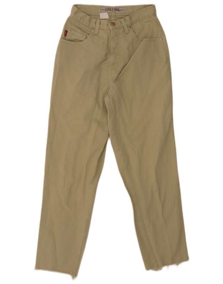 Jeans cônicos masculinos LUCKY STAR W29 L28 algodão cáqui