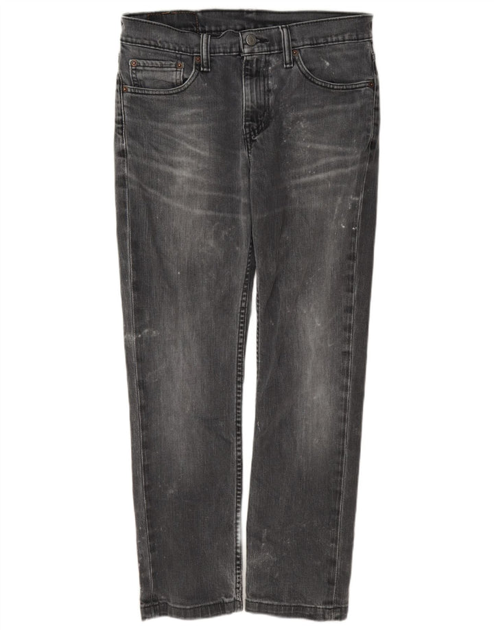 Calça jeans feminina Levi's 511 Slim W30 L28 cinza algodão