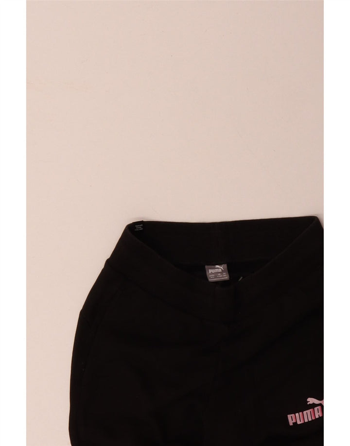 Calça de treino feminina PUMA joggers 11-12 anos algodão preto