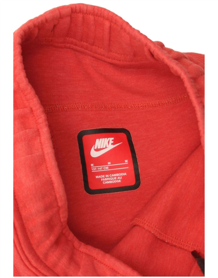Shorts esportivos Nike Boys 10-11 anos médio vermelho algodão