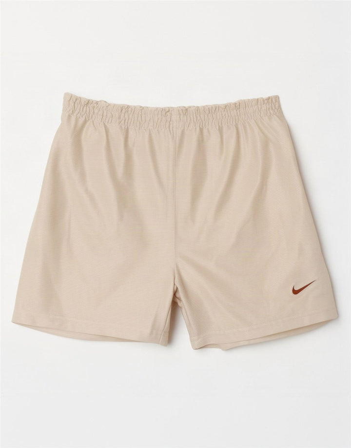 Shorts esportivos masculinos Nike UK 42/44 grande poliéster branco