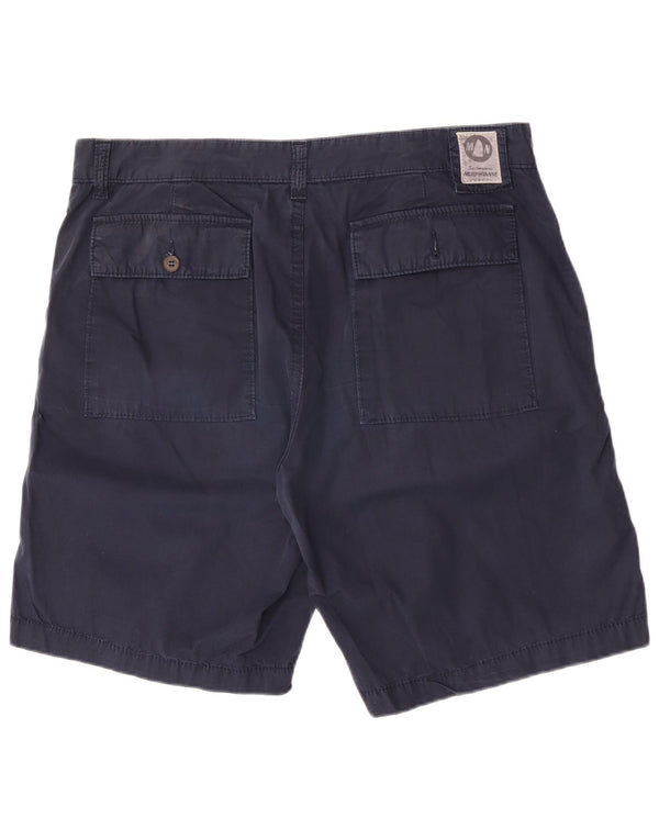 Murphy & Nye Mens Regular Cargo Shorts Grande W36 Azul Marinho Algodão